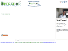 Tablet Screenshot of operador.com.br